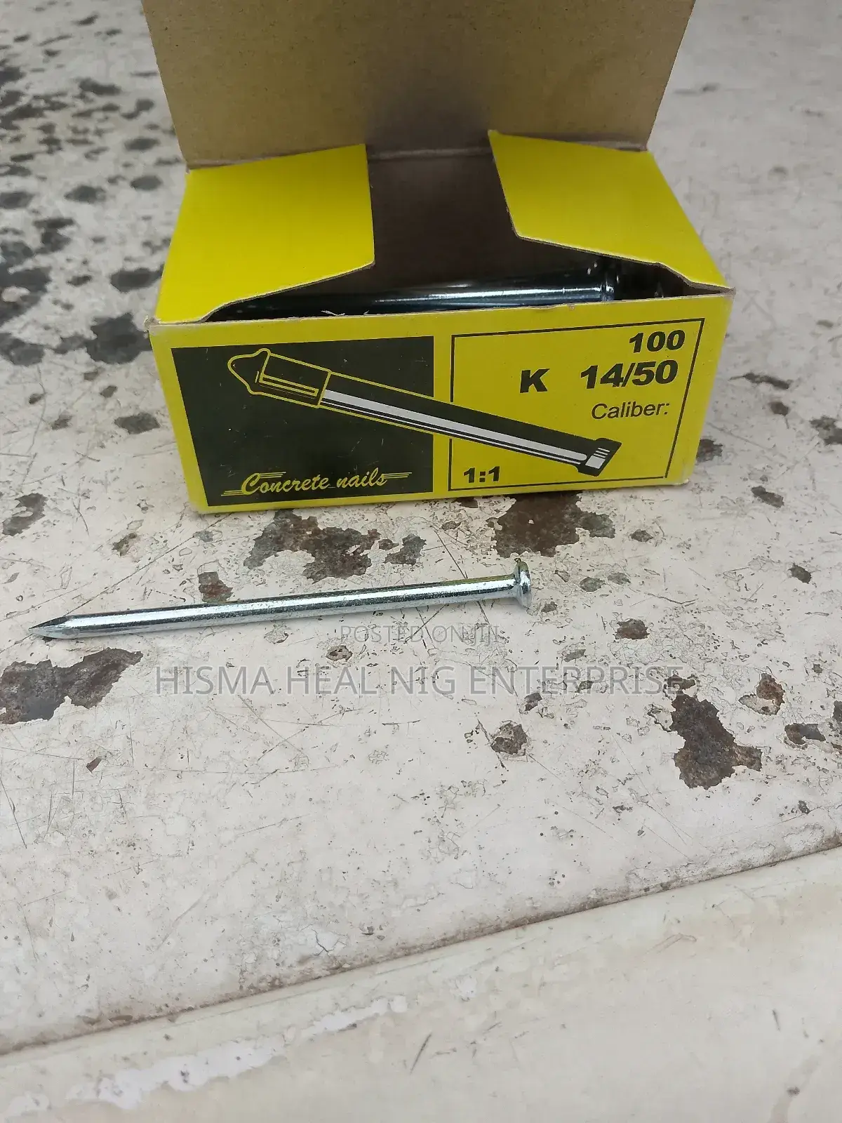 Concrete Tornado Nails Carton (50 Boxes)