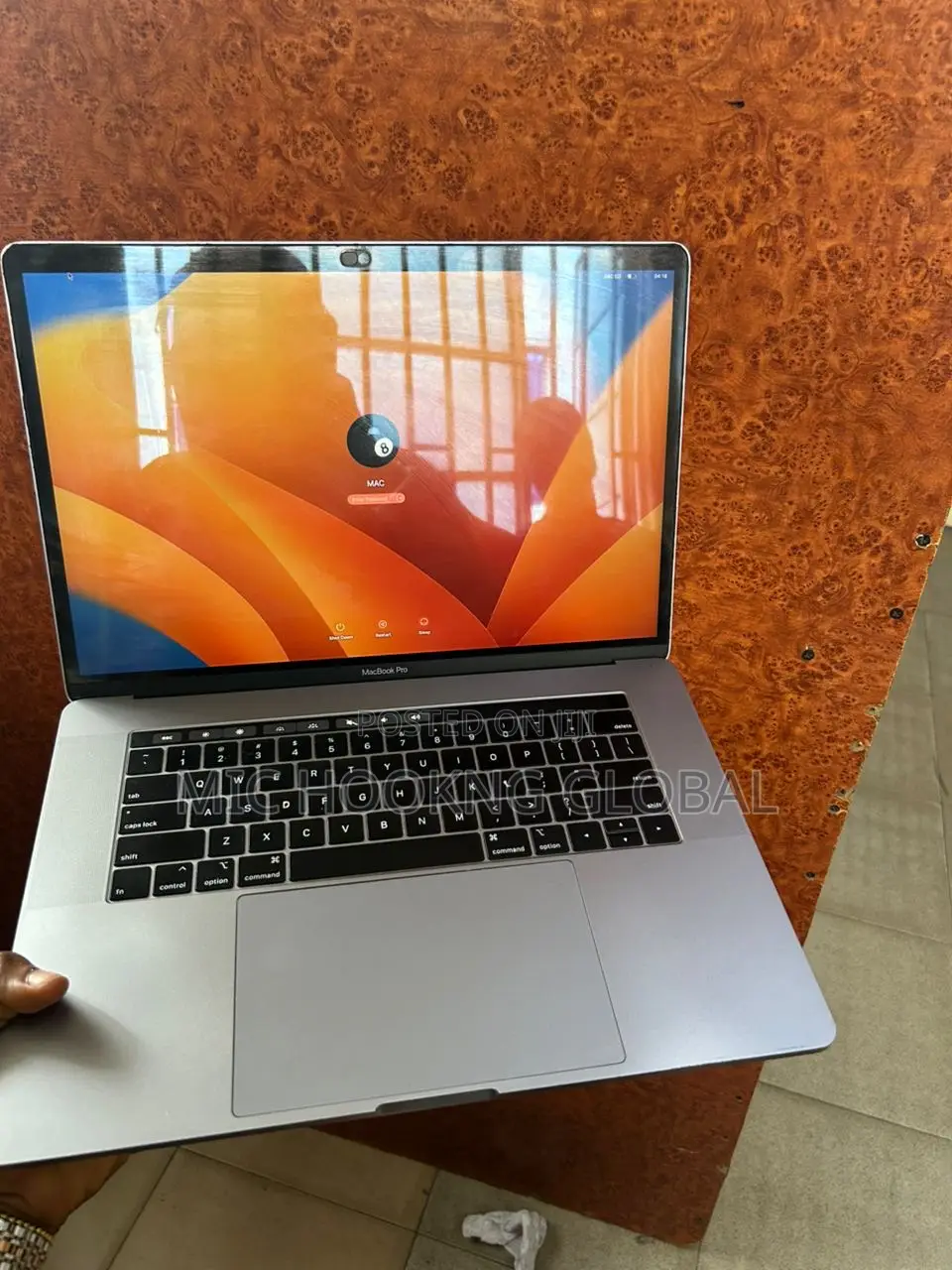 Laptop Apple MacBook Pro 2019 16GB Intel Core i9 SSD 512GB