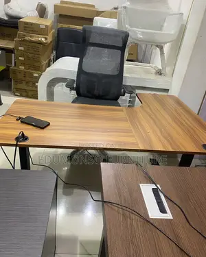Sit Stand Desk L Shaped Desk for Work/Home Office