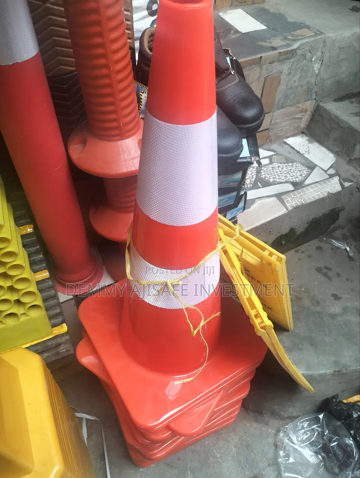 Caution Cone With Reflector