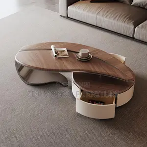 Unique Shape Design,Retro-Style Tea Table,Perfect 4 the Rich