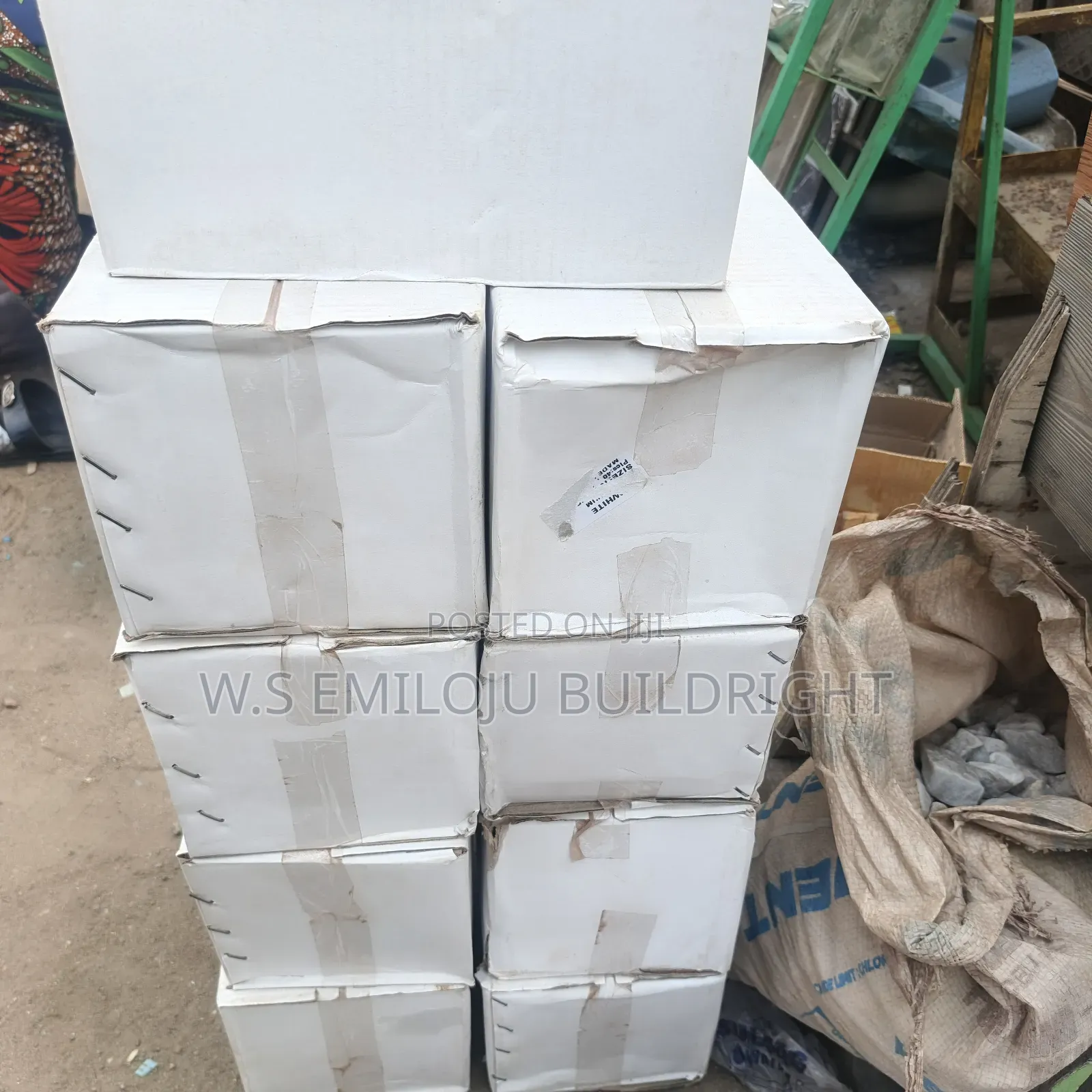 6 by 6 Tiles Plain White