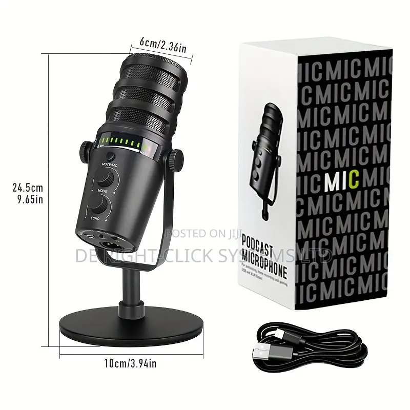 Podcast Microphone Mv7 for Live Streaming