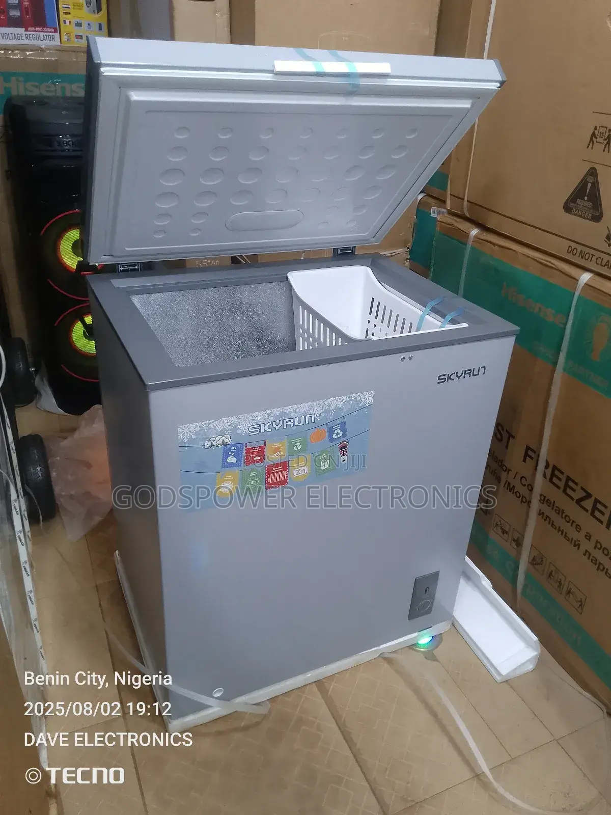Skyrun 145l Super Fast Freezing Deep Freezer