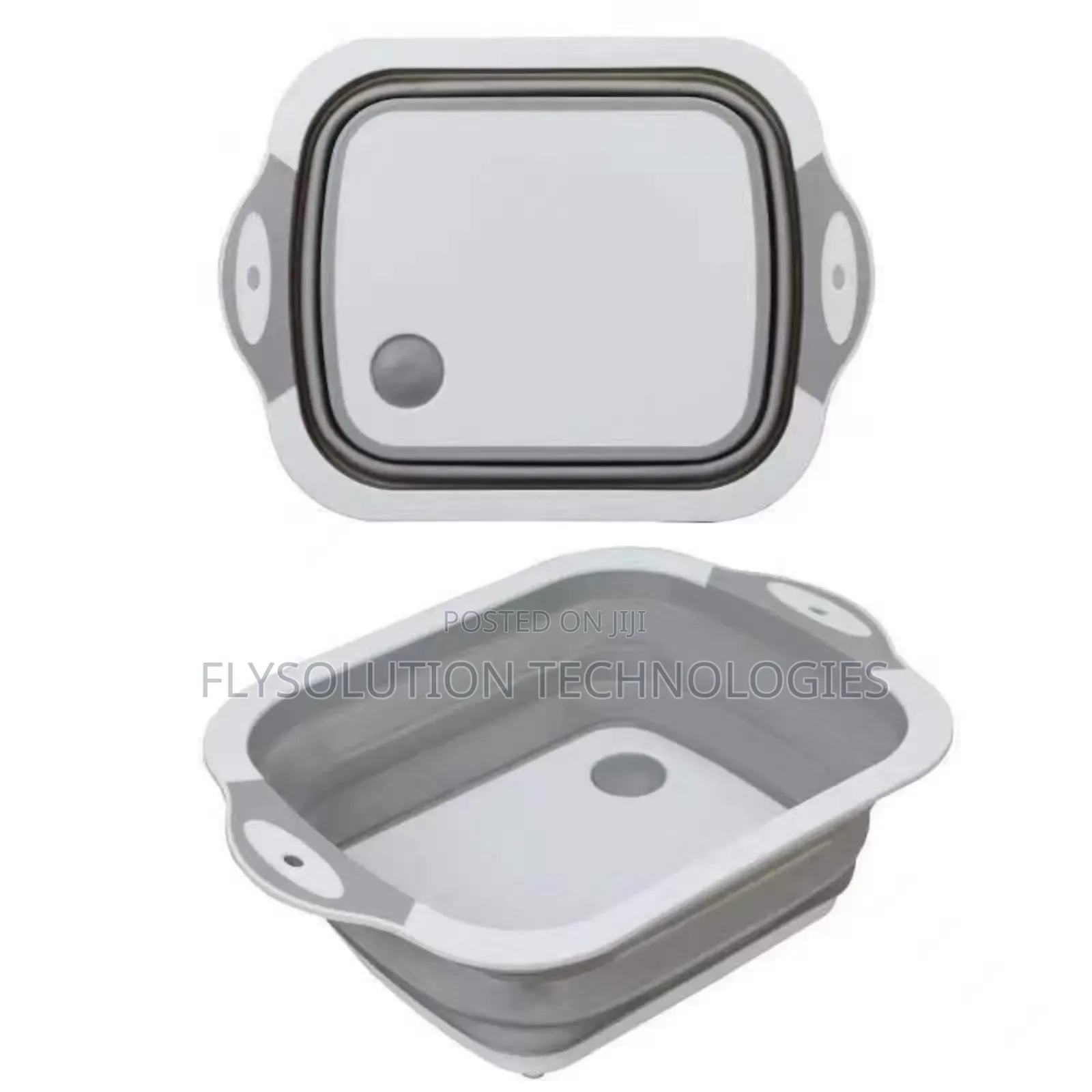 3-in-1 Foldable Collapsible Chopping Board With Colander