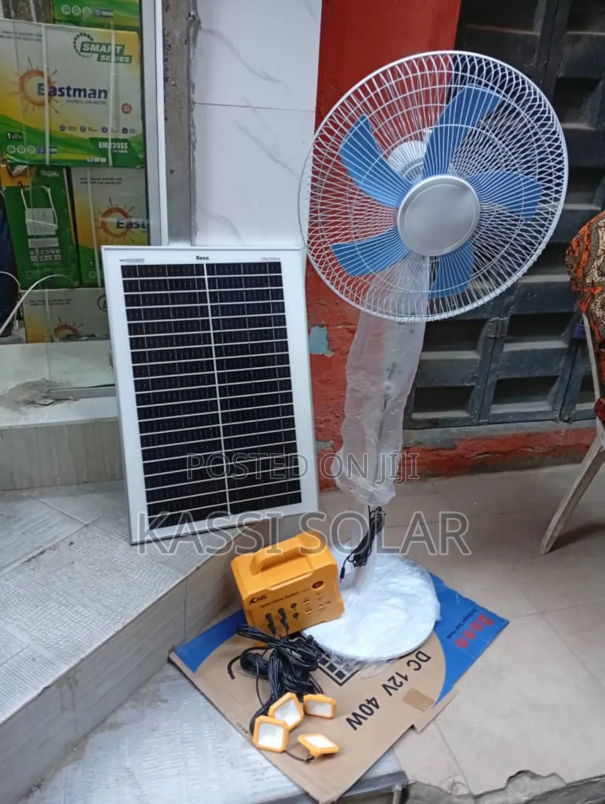 Complete Solar System With Fan, Panel Etc