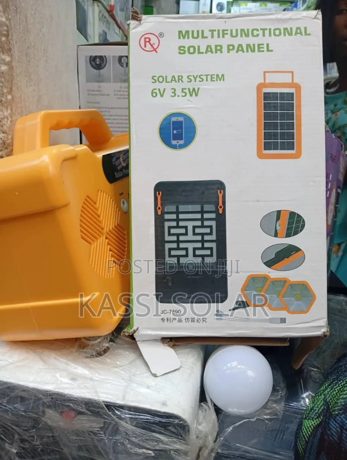 6v 3.5watts Multifunctional Solar System With Light