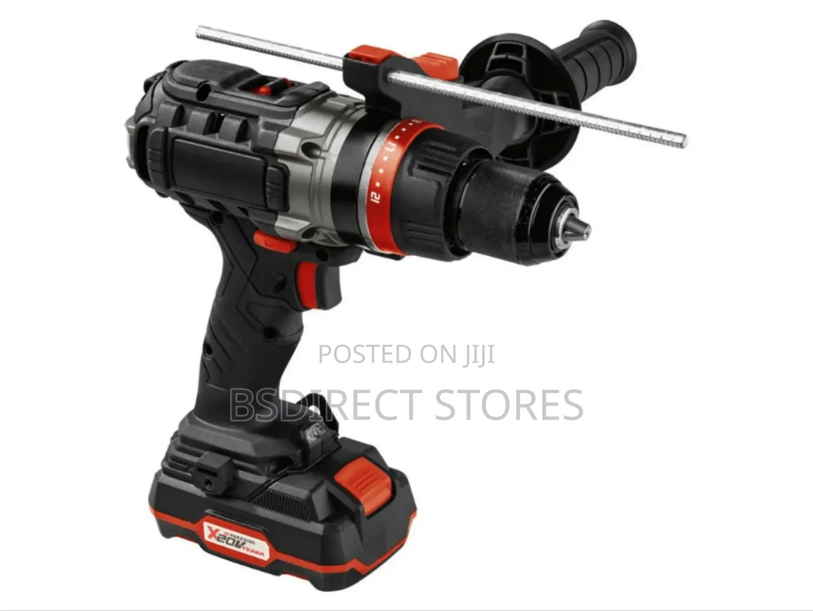 Parkside Cordless Hammer Drill 20v With Case 60 Piece Bits