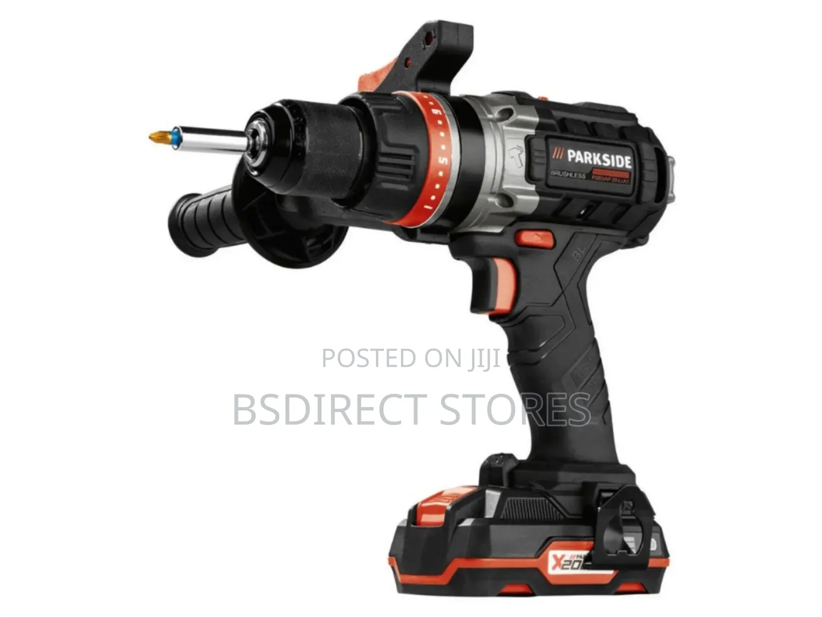 Parkside Cordless Hammer Drill 20v With Case 60 Piece Bits