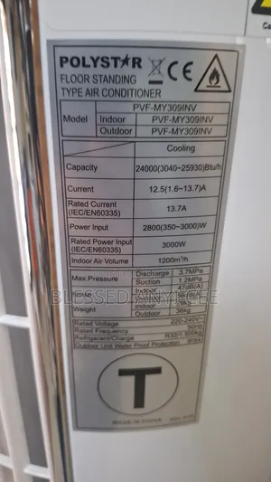 Original Polystar 3tons Inverter Floor Ac Super Cooling