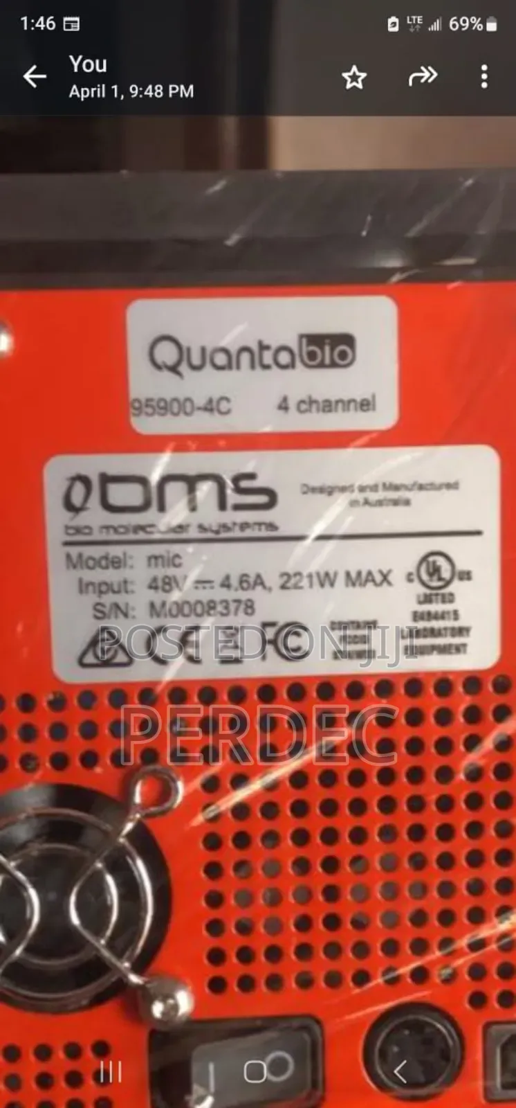Quantabio Real Time QPCR Machine