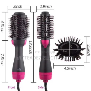 3in1 Multifunction Hot Air Comb, Hair Dryer and Styler