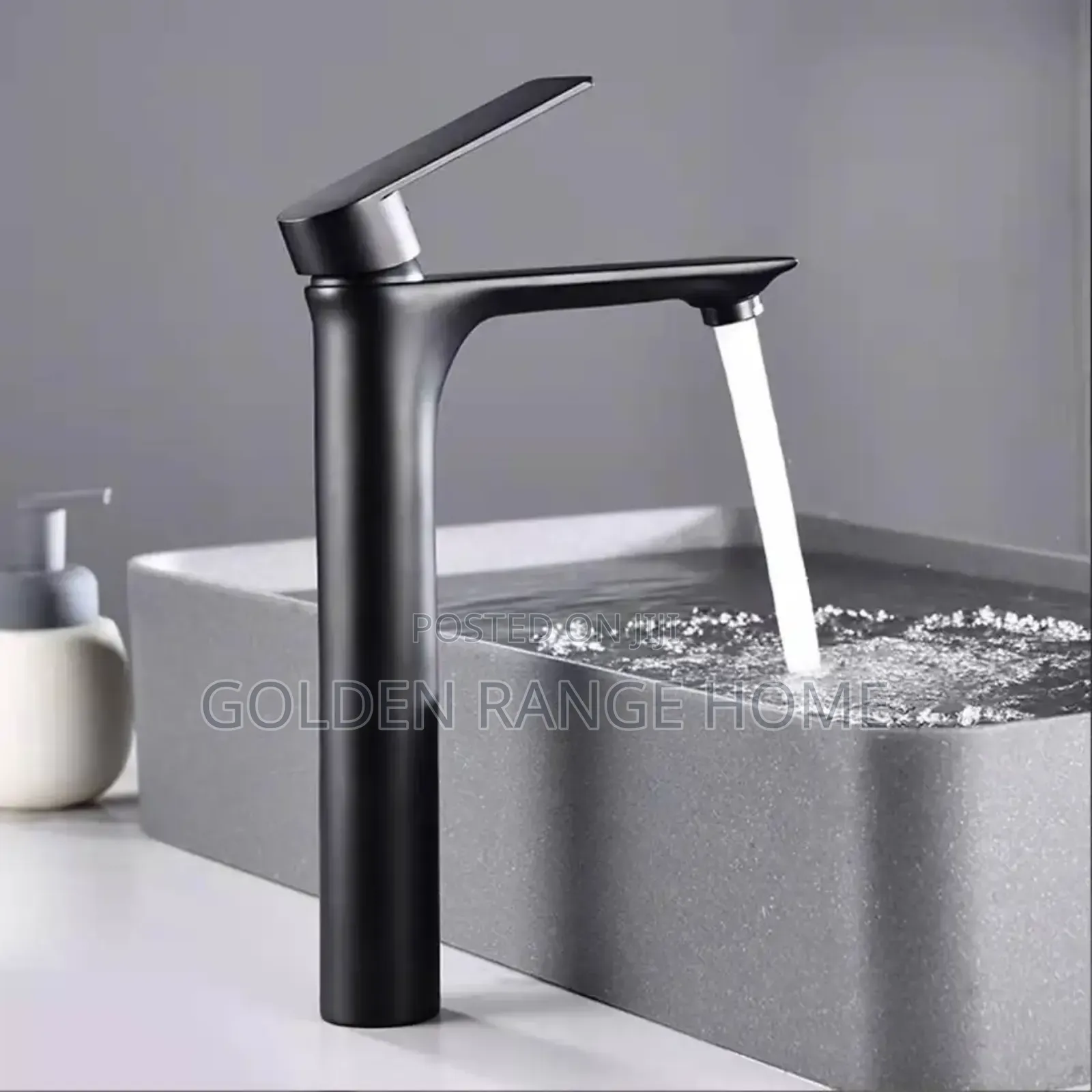 Matt Black Basin Mixer Tap