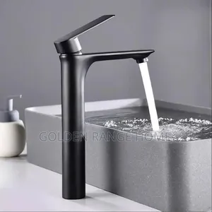 Matt Black Basin Mixer Tap