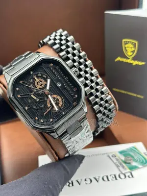 Photo - Poedagar High Quality Wristwatch And Bracelet