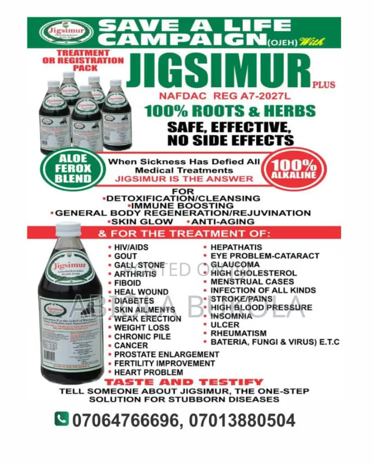 Jigsimur Herbal Drinks