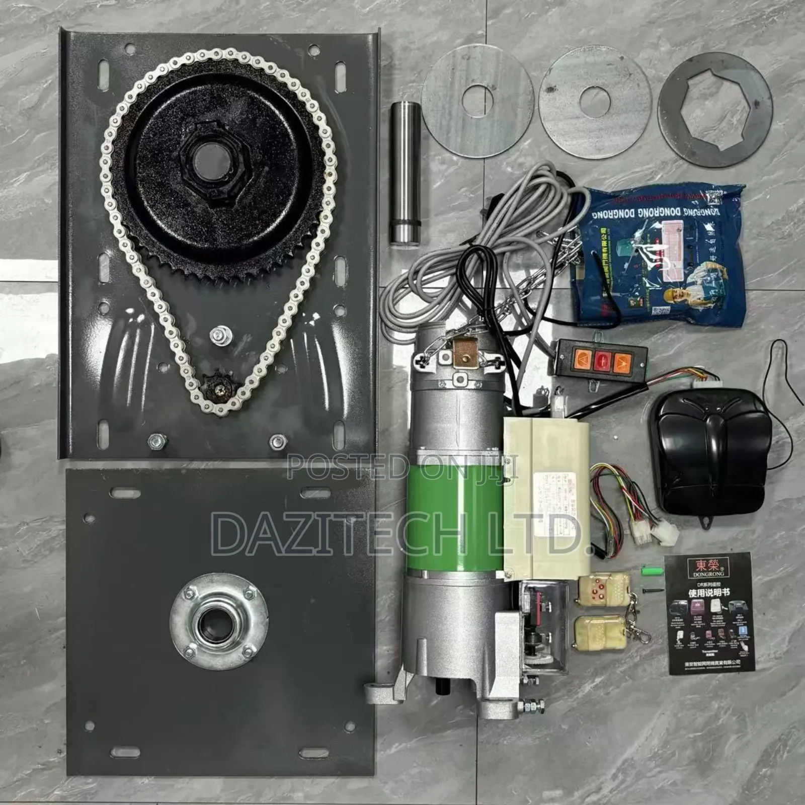 Automatic Smart Shutter Roller Door Opener Dc 500kg