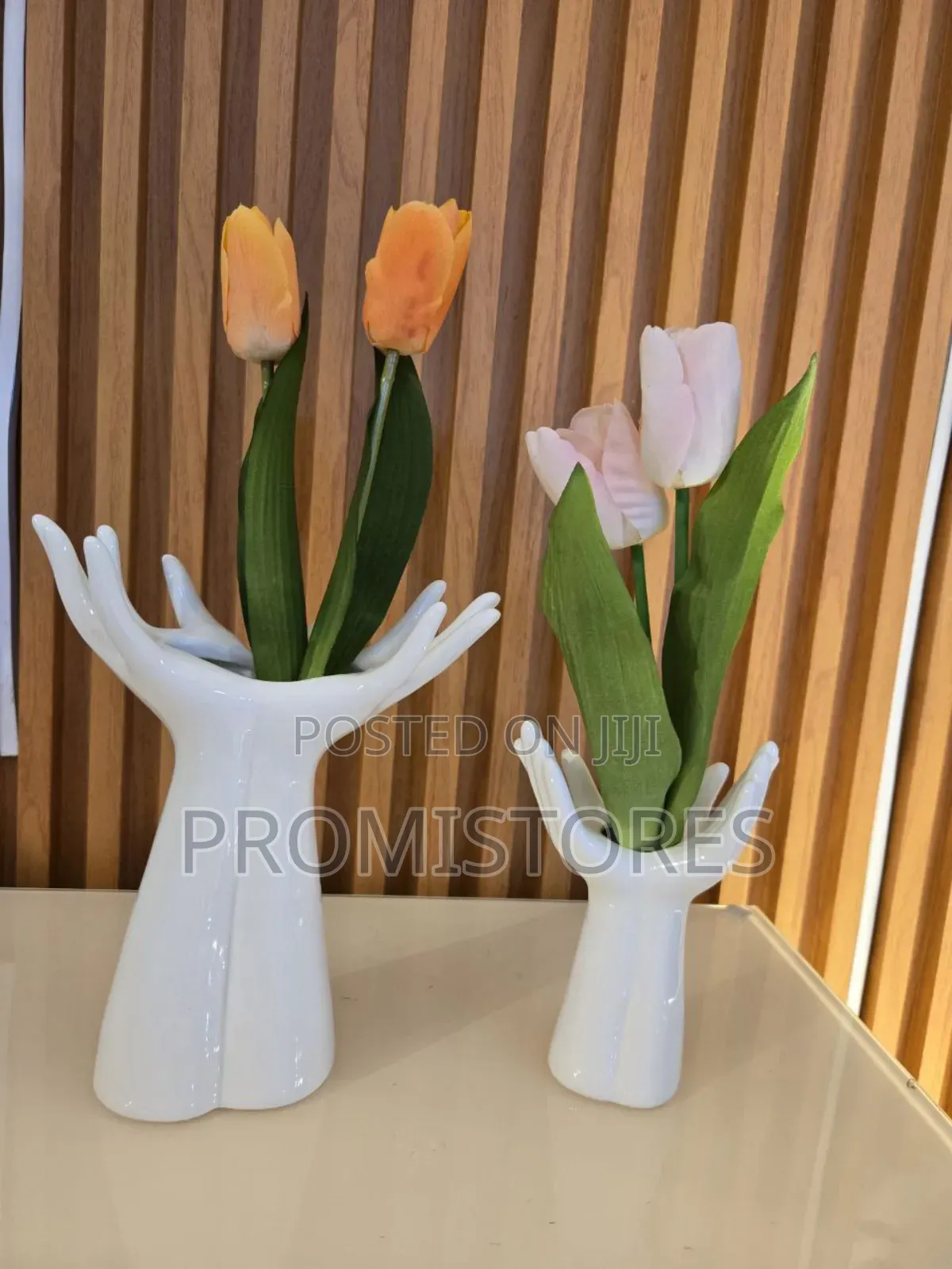 Ceramic Vase Hand Arm Palm Ornaments