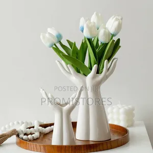 Ceramic Vase Hand Arm Palm Ornaments