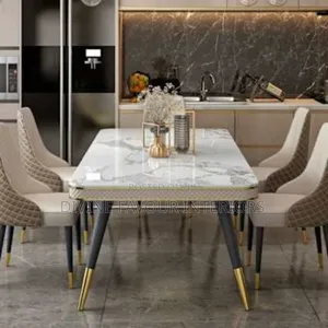 Dining Ser With Table and 6 Chairs