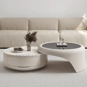 Luxury Newest Wooden Center Table With Expandable Drawers