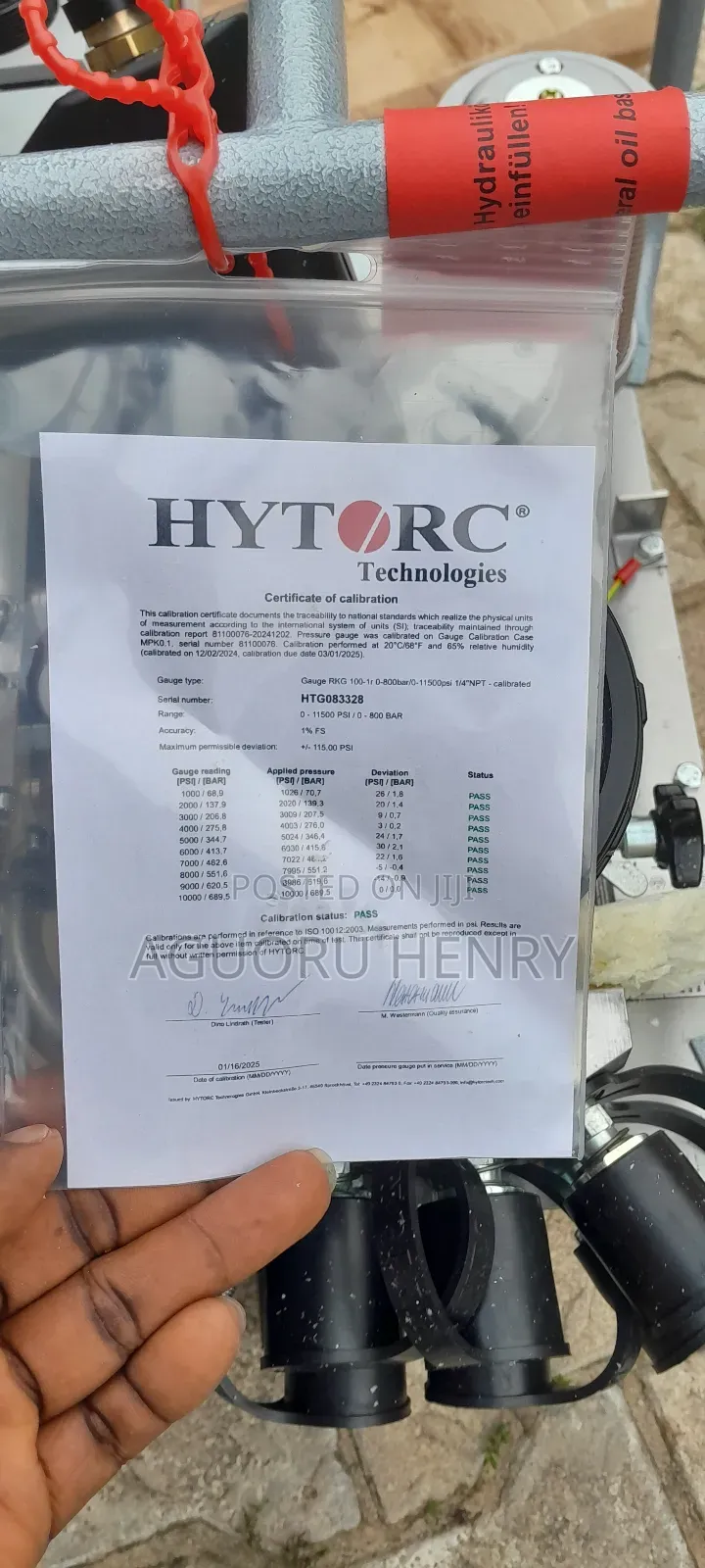 Hydraulic Torque Machine