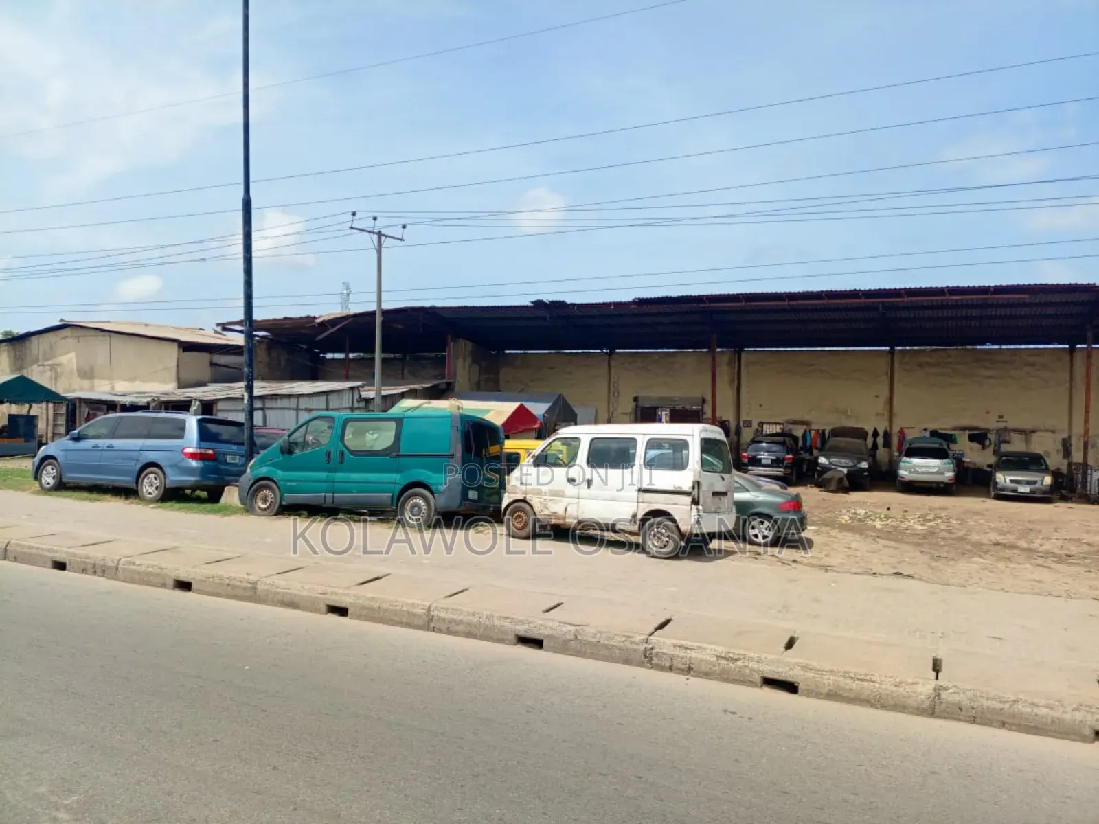 Commercial 4plot With 5bay Warehouse on Old Ojo Rd