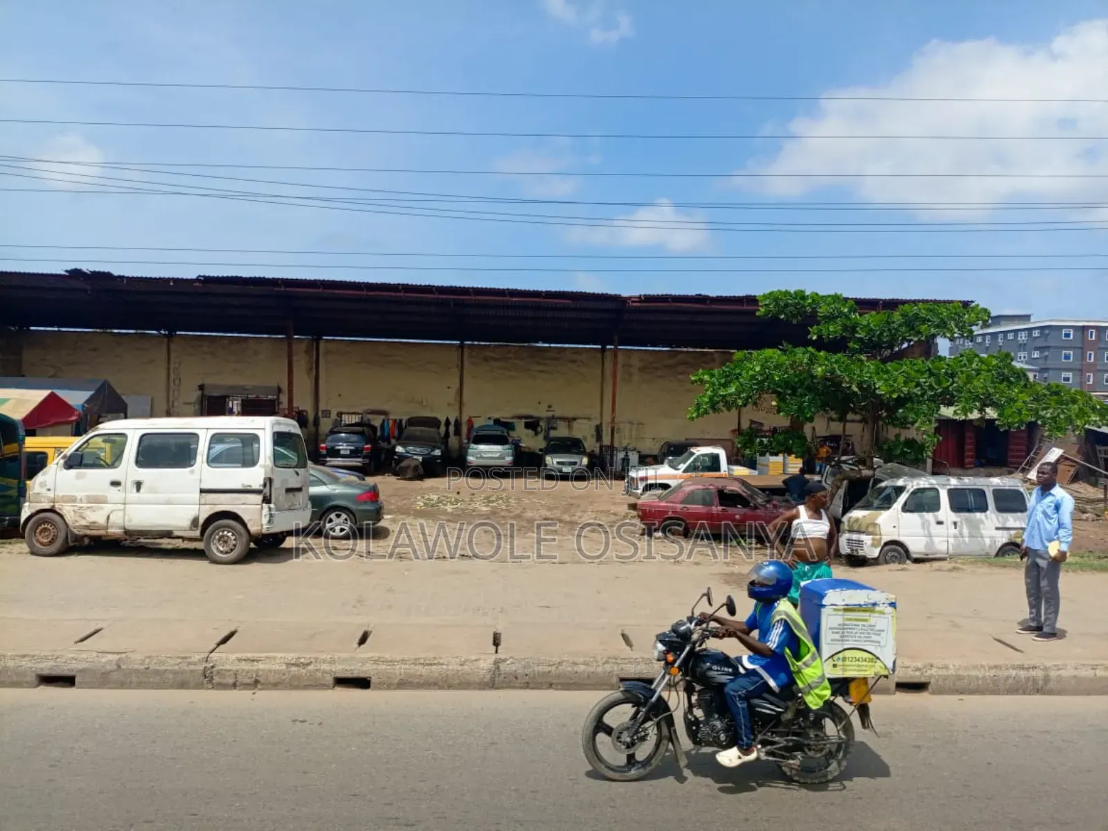 Commercial 4plot With 5bay Warehouse on Old Ojo Rd