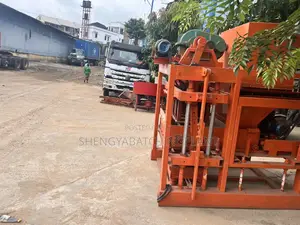 Semi-Automatic Block Machine With Conveyor Belt + Pan Mixer