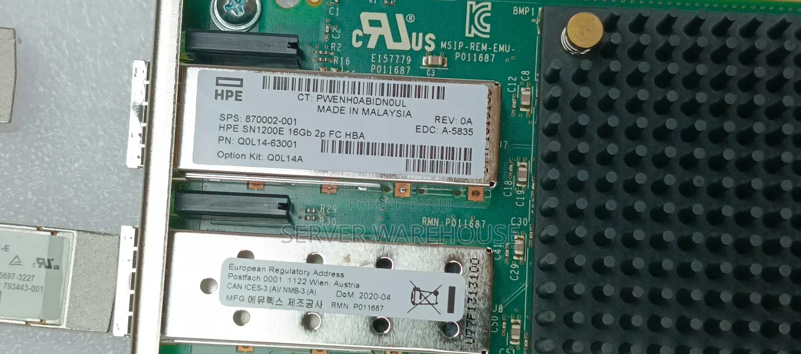 Hpe Sn1200e 16gb 2 Port Hba