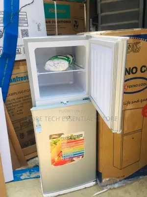 Original Teknocool 118liters Double Door Refrigerator