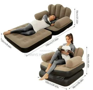 2way Inflatable Sofa Bed / Chair With Pump