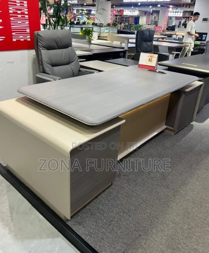 Executive Office Table With Wireless Changer 2.4 Mt by Size