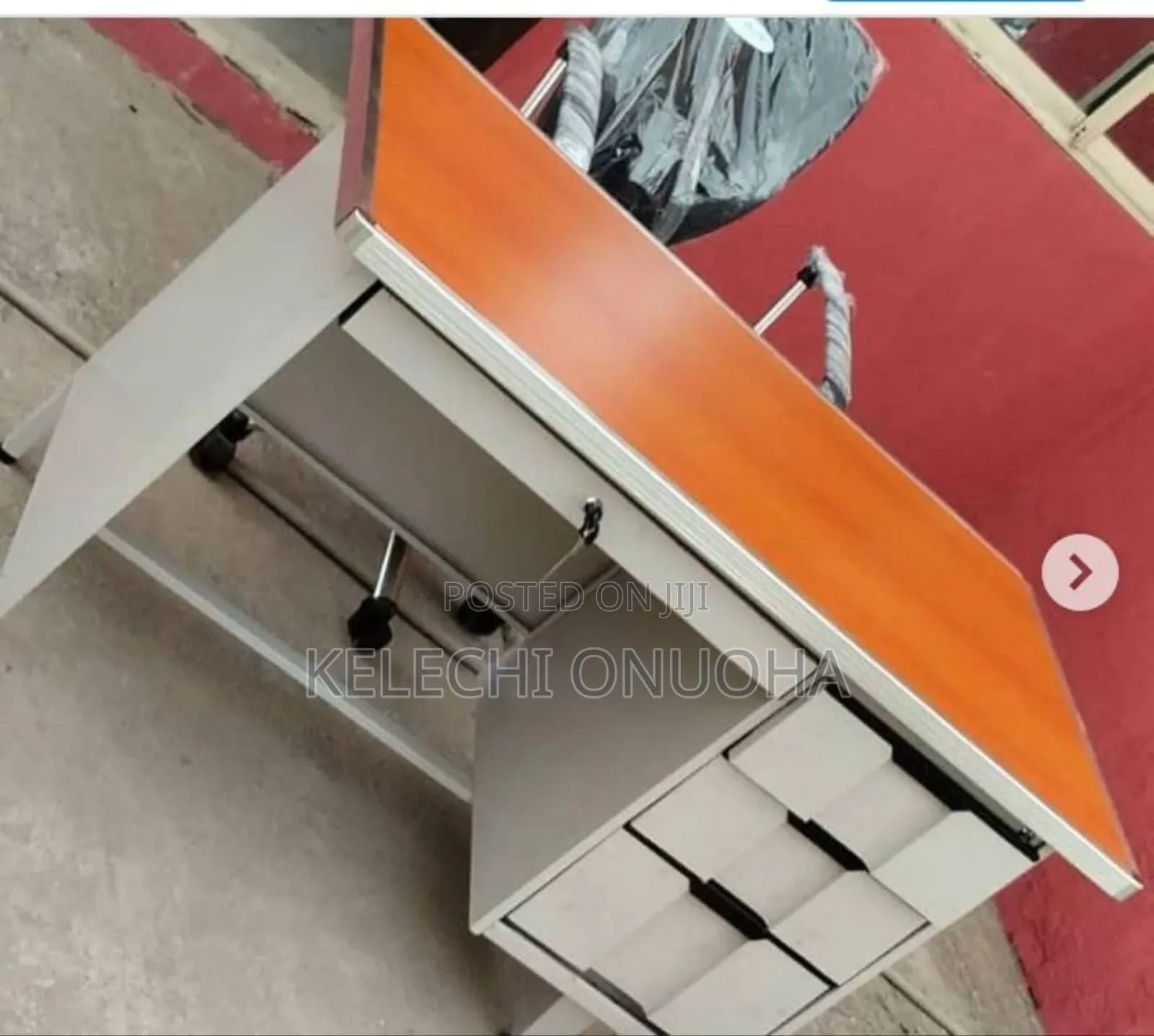 Office Table With Three Drawers
