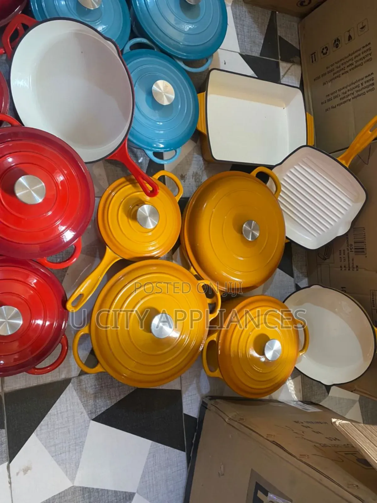 7 PCS Original Cast Pot Cookware Set