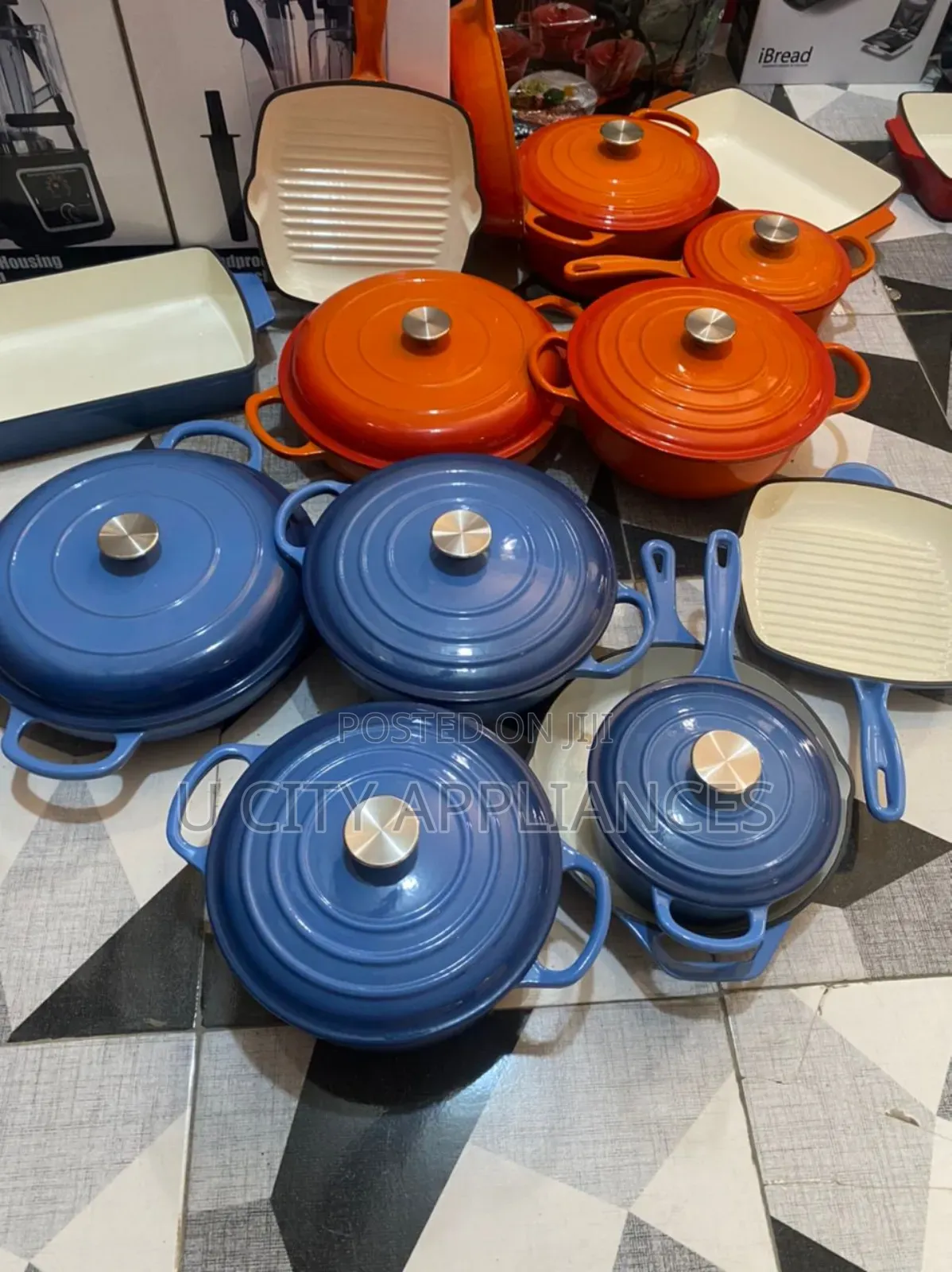 7 PCS Original Cast Pot Cookware Set