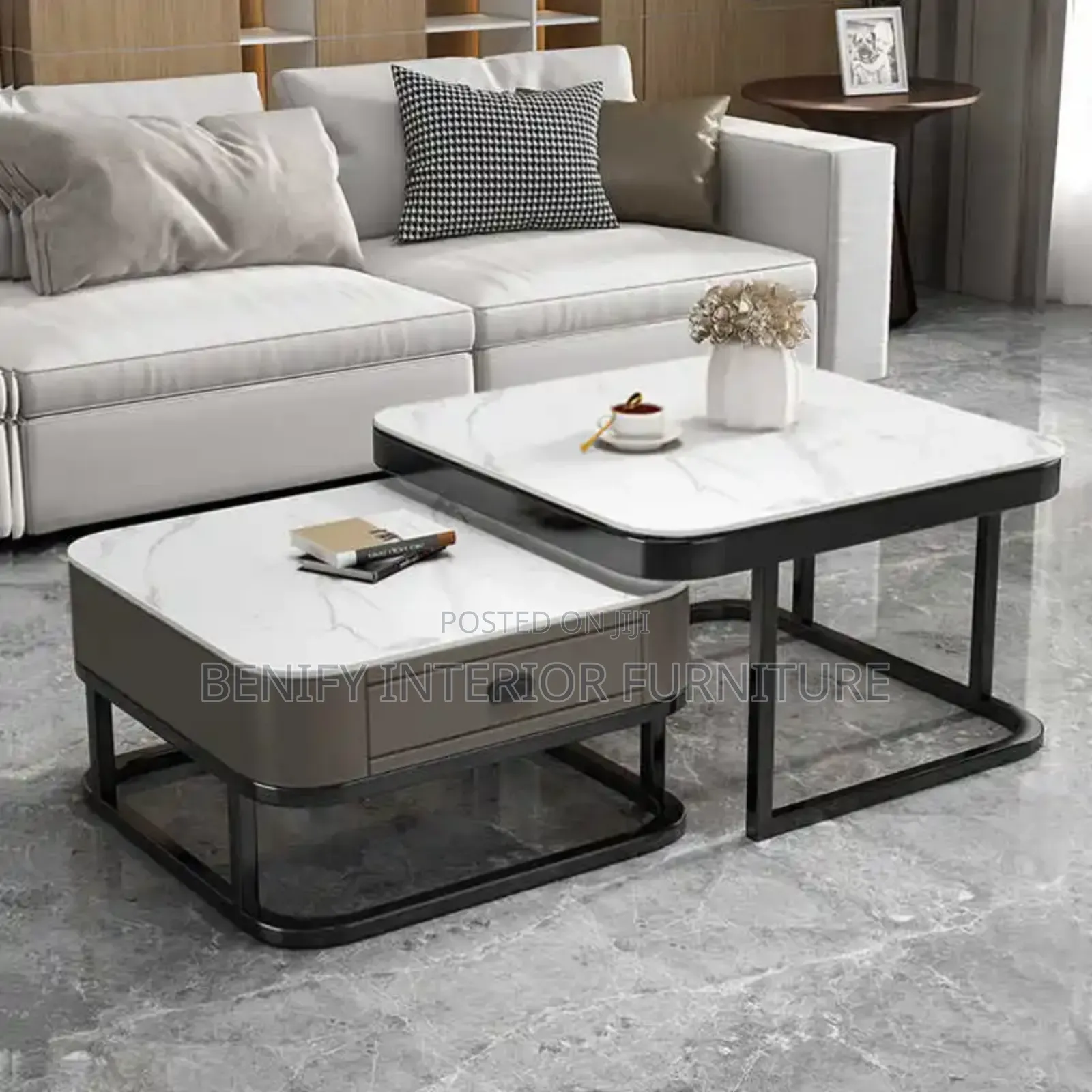 Modern Double Center Table