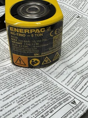 Enerpac Rc50 Hydraulic Ram Single Acting, 5 Ton Capacity,