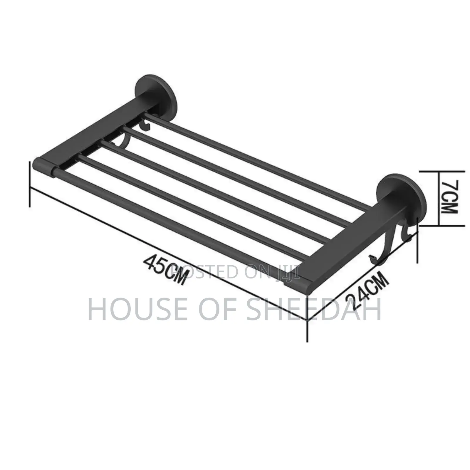 Wall Mounted Multifunctional Towel Rack