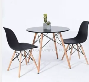 Round Dining Table by 2 Chairs