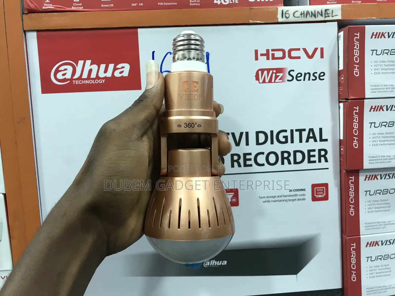 High Quality 360 Degrees Rotational Bulb Camera
