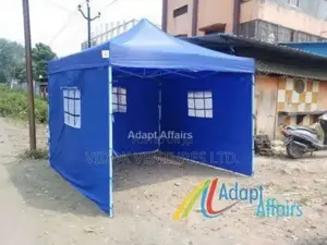Foldable Canopy 10 X 10 Strong Pole With Side Covers W2