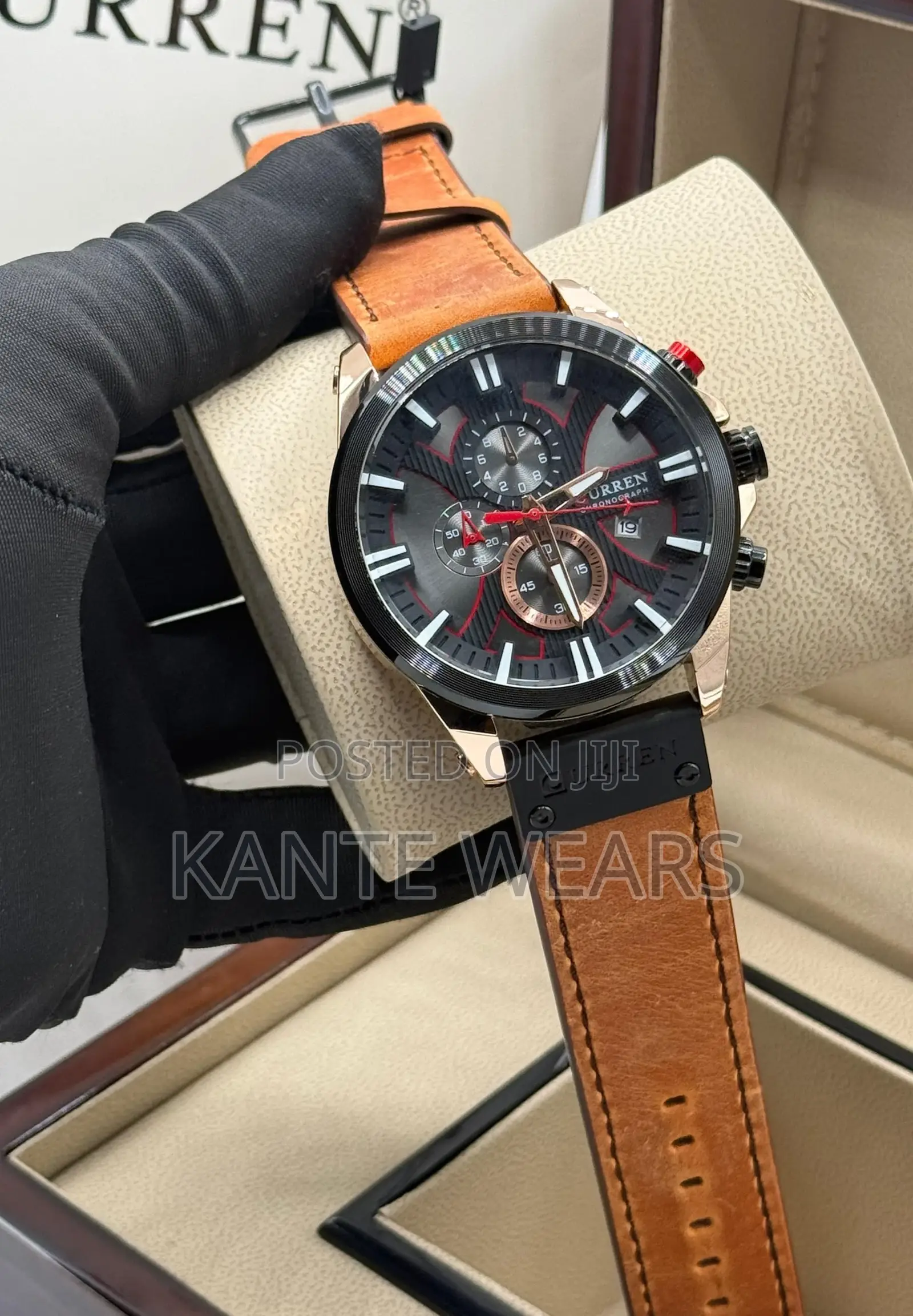 Chronograph Curren Leather