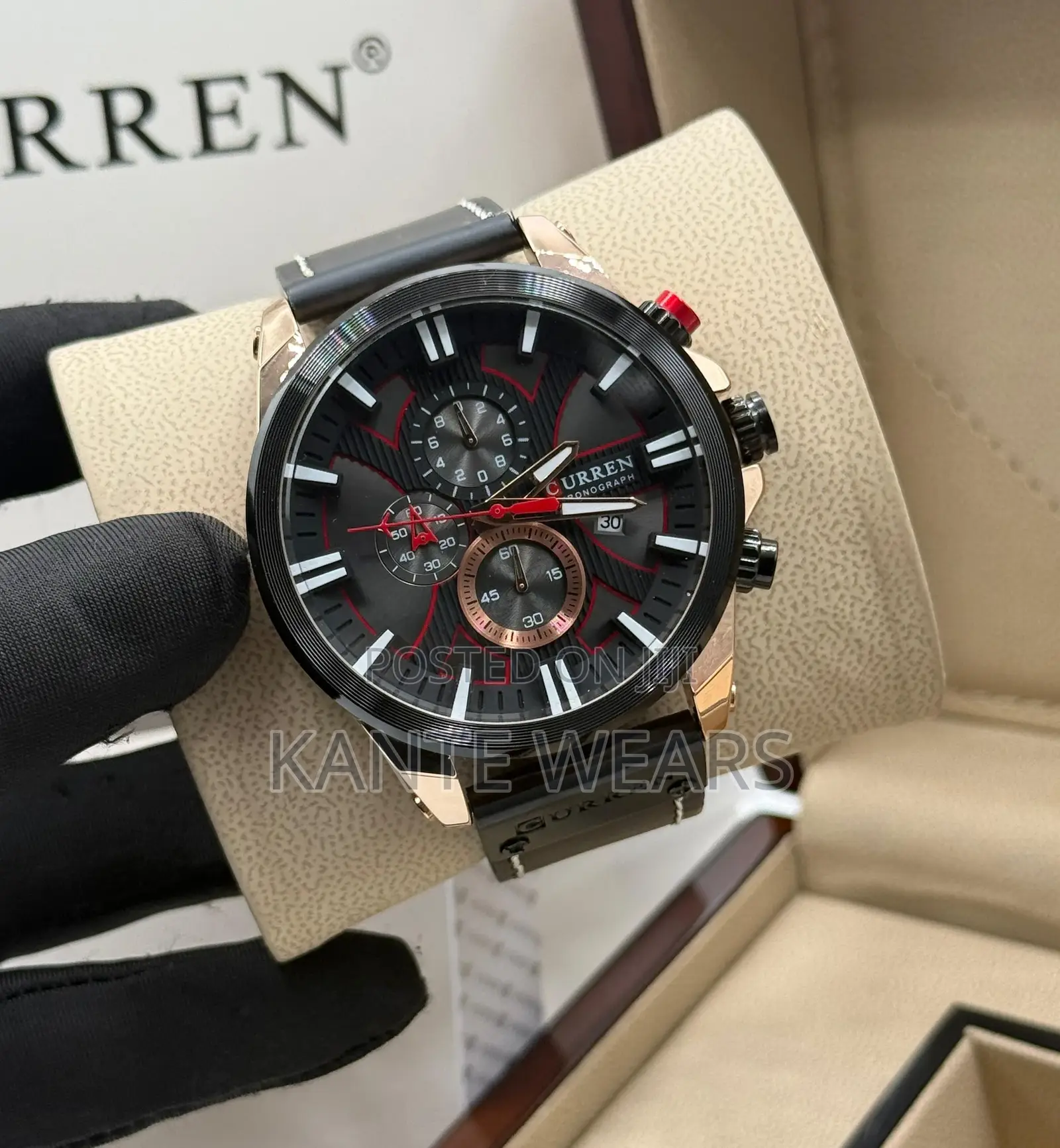 Chronograph Curren Leather