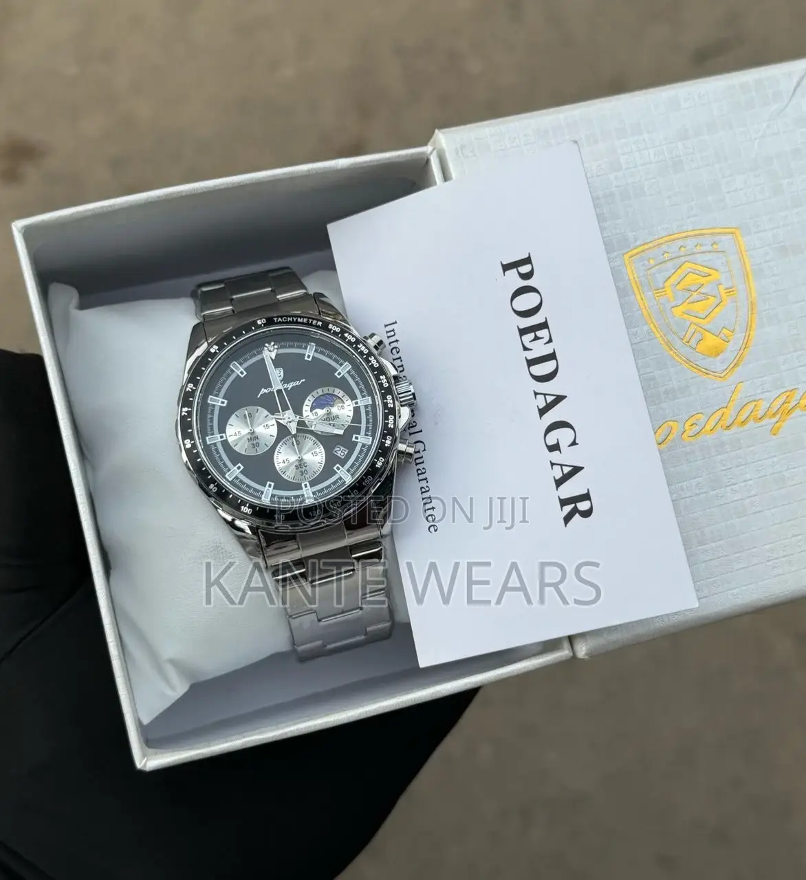 Poedagar Active Chronograph Chain