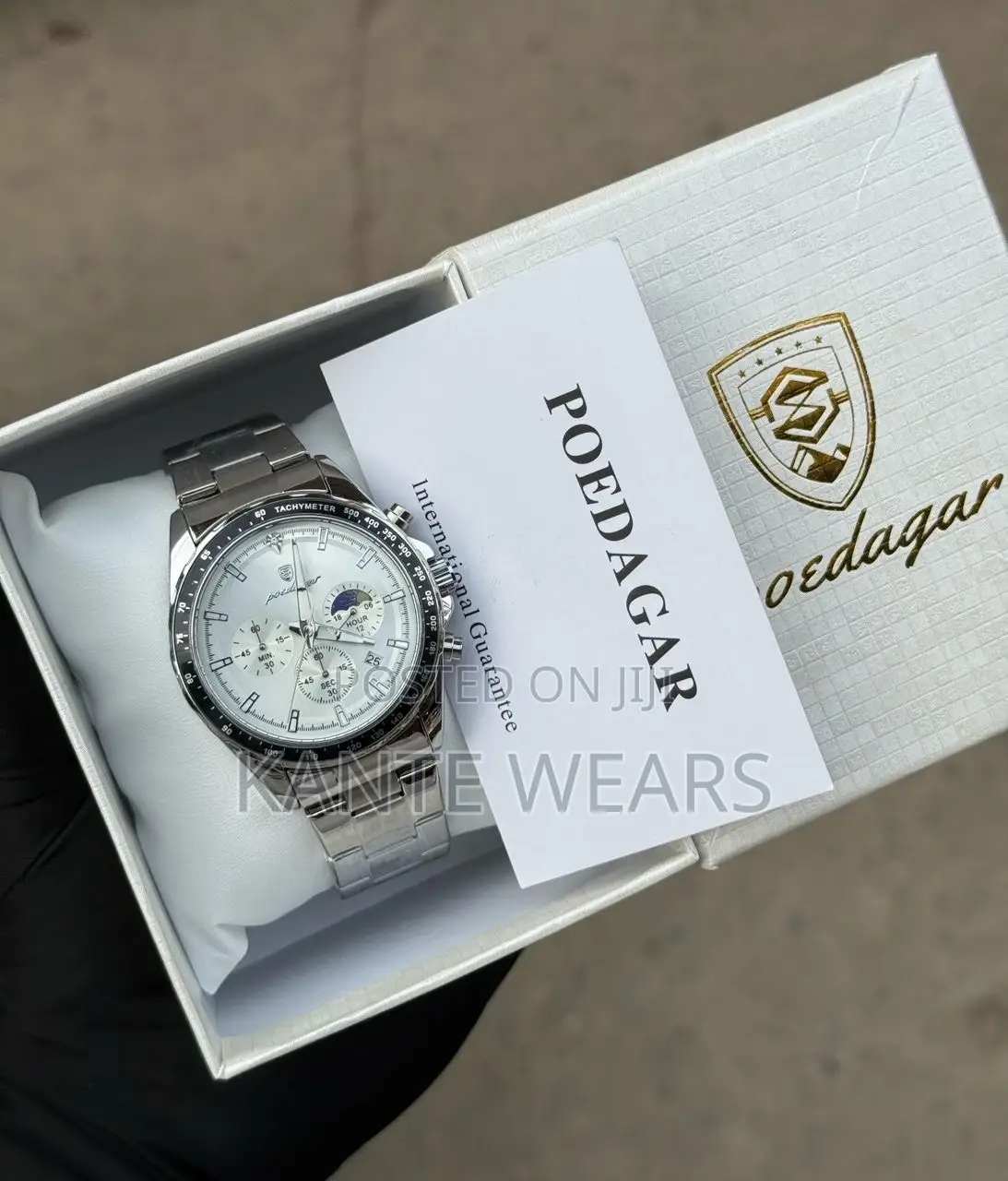 Poedagar Active Chronograph Chain