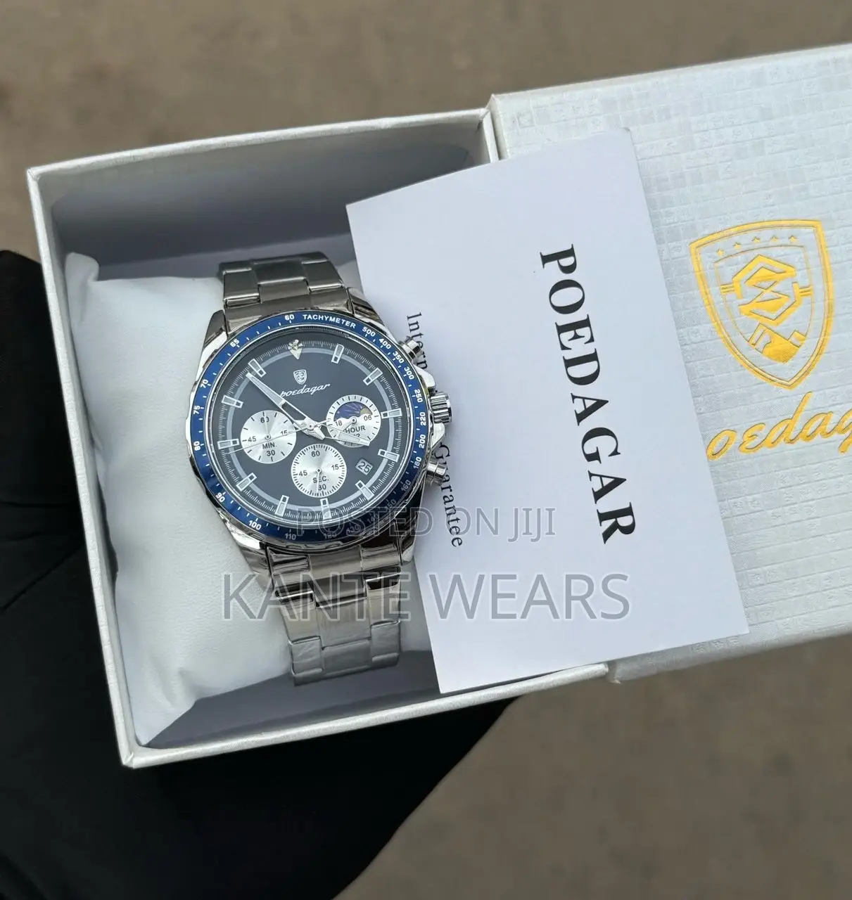 Poedagar Active Chronograph Chain