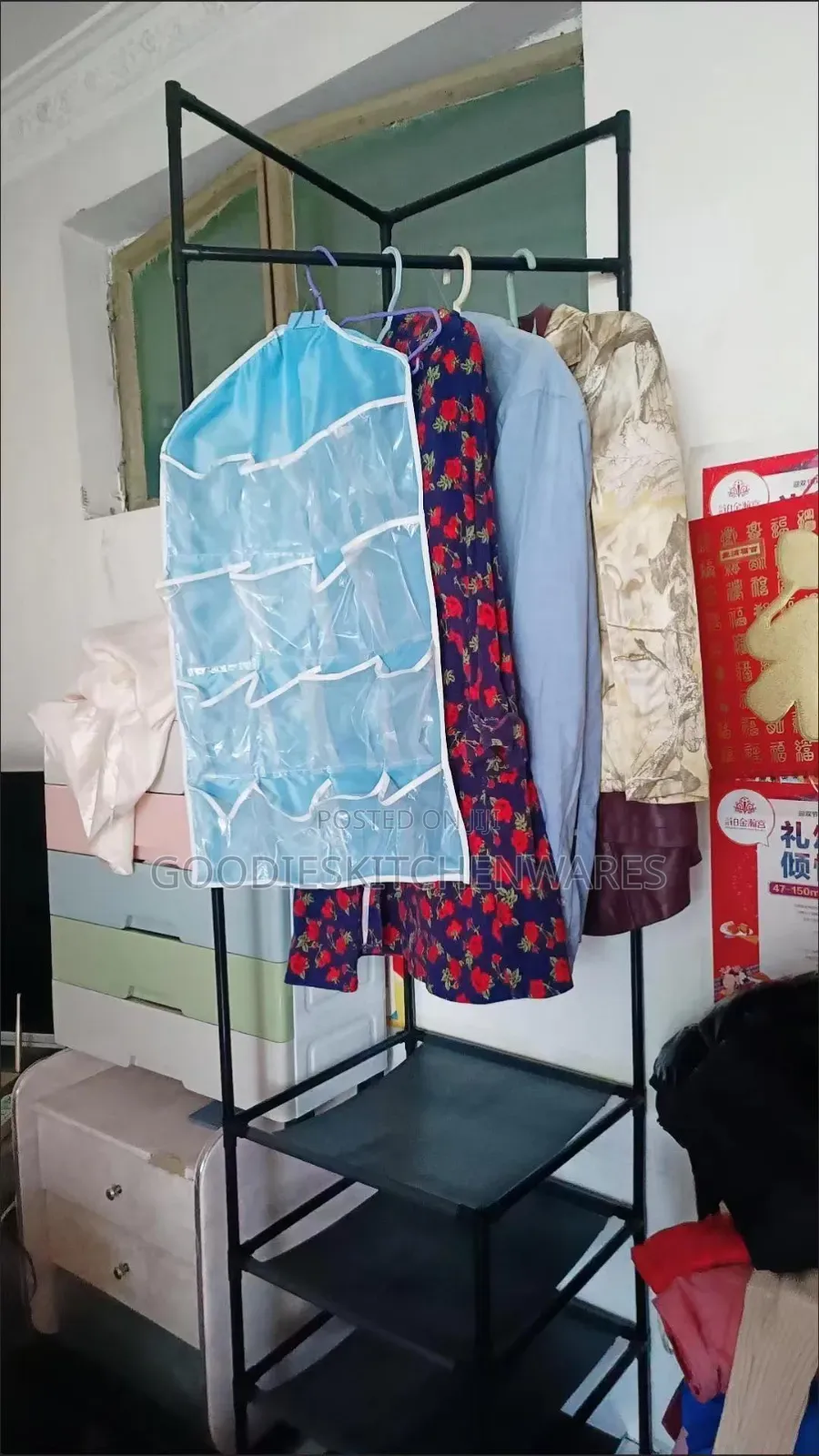 Corner Coat Rack