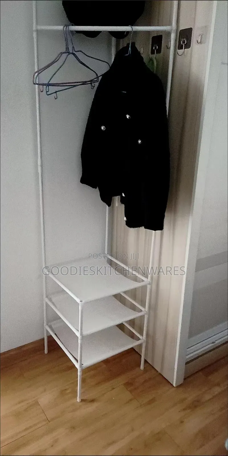 Corner Coat Rack