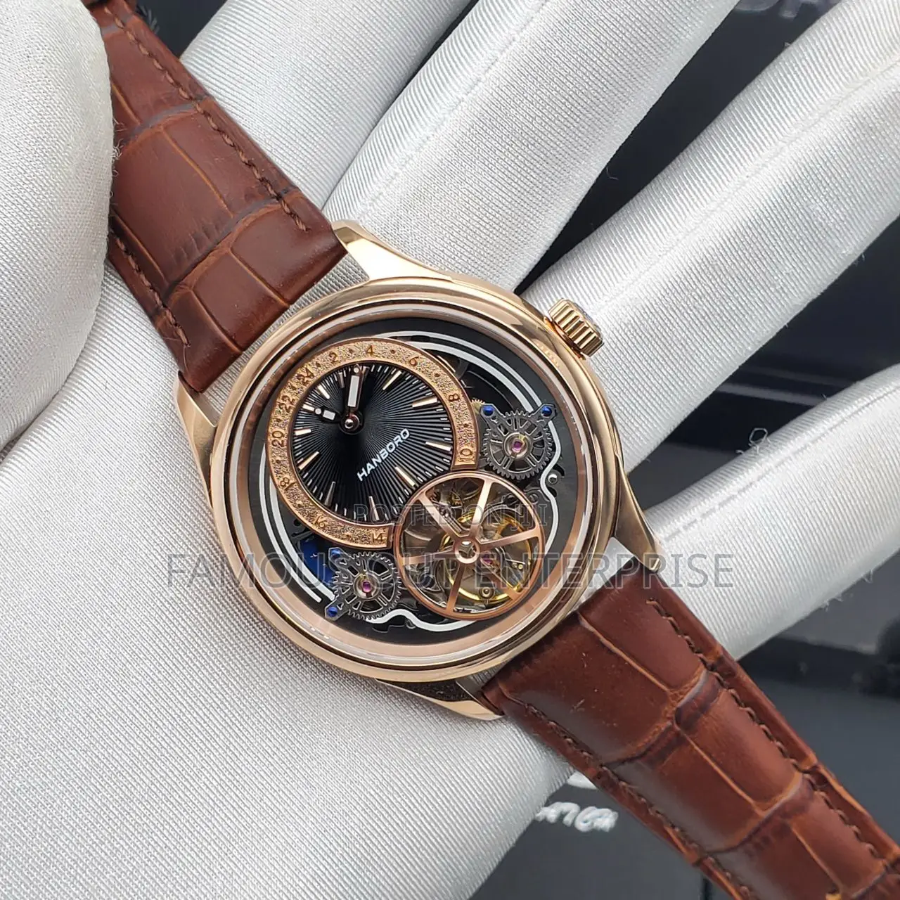 Affordable Classic Hanboro Leather Watch